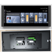 Tuya 12.3-Inch Smart Home Main Control Panel, Android 11, Touchscreen, Multi-Device Automation, WiFi, Bluetooth, Scheduling, Black